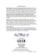 Preview for 16 page of UltraViolet Devices High Output UV Device V-Flex Installation  & Owners Manual