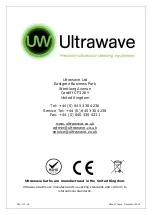 Preview for 40 page of Ultrawave Hygea 2850VM Operator'S Instruction Manual