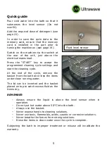 Preview for 5 page of Ultrawave Q Series Operator'S Instruction Manual