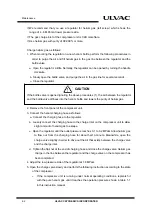 Preview for 38 page of Ulvac C10T Instruction Manual