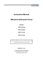 Ulvac PRC-003A Instruction Manual preview