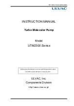 Preview for 1 page of Ulvac UTM2300 Series Instruction Manual