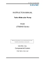 Preview for 1 page of Ulvac UTM3400 Series Instruction Manual