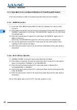 Preview for 62 page of Ulvac UTM3400 Series Instruction Manual