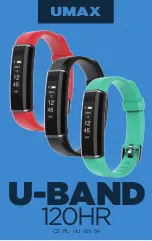 UMAX Technologies U-BAND 120HR Manual preview