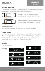 Preview for 10 page of UMAX Technologies U-BAND 120HR Manual