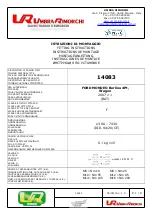 Preview for 1 page of UMBRA RIMORCHI 14083 Fitting Instructions Manual