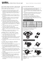 Preview for 2 page of UMI E-SM-1700-180-2H Installation Manual