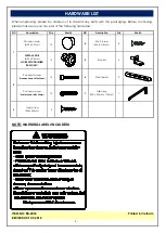 Preview for 4 page of Unfinished Furniture of Wilmington BD-2038 Assembly Instructions Manual