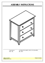 Unfinished Furniture of Wilmington BD-7003 Assembly Instructions preview