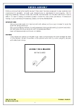 Preview for 2 page of Unfinished Furniture of Wilmington BD-7006 Assembly Instructions