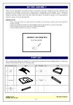 Preview for 2 page of Unfinished Furniture of Wilmington C-918 Assembly Instructions