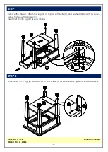 Preview for 4 page of Unfinished Furniture of Wilmington OT-15E Assembly Instructions