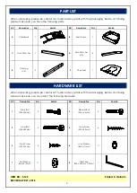 Preview for 3 page of Unfinished Furniture of Wilmington S-142 Assembly Instructions