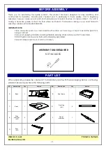 Preview for 2 page of Unfinished Furniture of Wilmington SHEAFBACK C-1622 Assembly Instructions