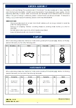 Preview for 2 page of Unfinished Furniture of Wilmington T-11B Assembly Instructions