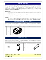 Preview for 2 page of Unfinished Furniture of Wilmington T-17XB Assembly Instructions Manual