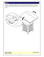 Preview for 6 page of Unfinished Furniture of Wilmington T-3638DPG Assembly Instructions Manual