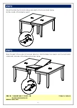 Preview for 5 page of Unfinished Furniture of Wilmington T-6060XBT Assembly Instructions