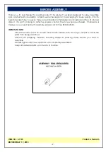 Preview for 2 page of Unfinished Furniture of Wilmington VERONA S-1703 Assembly Instructions