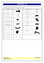 Preview for 4 page of Unfinished Furniture of Wilmington WC-7 Assembly Instructions Manual