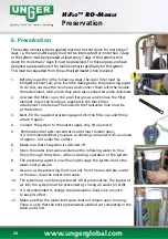 Preview for 24 page of unGer HiFlo RO-Mobil Installation & Operating Instructions Manual