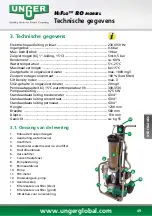 Preview for 49 page of unGer HiFlo RO-Mobil Installation & Operating Instructions Manual