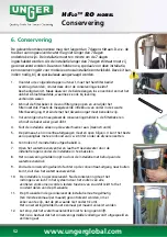 Preview for 52 page of unGer HiFlo RO-Mobil Installation & Operating Instructions Manual