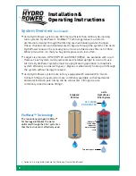 Preview for 8 page of unGer nLite Hydro Power HP06T Installation & Operating Instructions Manual