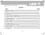 Preview for 2 page of UNI-T CZ20073 Operating Manual