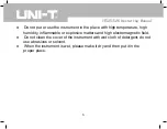 Preview for 7 page of UNI-T CZ20073 Operating Manual