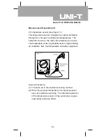 Preview for 43 page of UNI-T UT105 Operating Manual