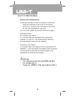 Preview for 46 page of UNI-T UT105 Operating Manual