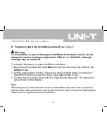 Preview for 26 page of UNI-T UT208A Operating Manual