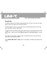 Preview for 33 page of UNI-T UT209 Operating Manual