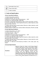 Preview for 5 page of UNI-T UT268B Operating Manual