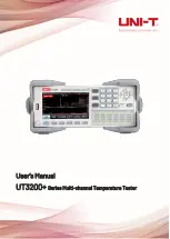 UNI-T UT3200+ Series User Manual preview