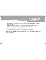 Preview for 39 page of UNI-T UT33A Operating Manual