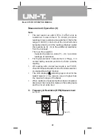 Preview for 22 page of UNI-T UT60D Operating Manual