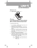 Preview for 37 page of UNI-T UT60D Operating Manual