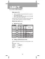 Preview for 38 page of UNI-T UT60D Operating Manual