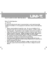 Preview for 7 page of UNI-T UT61A Operating Manual