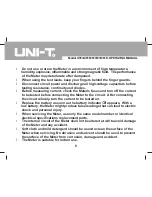 Preview for 8 page of UNI-T UT61A Operating Manual