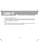 Preview for 36 page of UNI-T UT61A Operating Manual