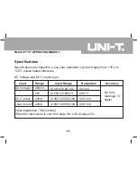 Preview for 21 page of UNI-T UT712 Operating Manual