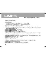 Preview for 23 page of UNI-T UT713 Operating Manual