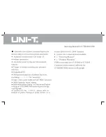 Preview for 8 page of UNI-T utd2000 Operating Manual