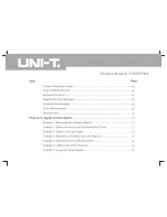 Preview for 10 page of UNI-T utd2000 Operating Manual