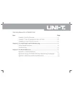 Preview for 11 page of UNI-T utd2000 Operating Manual