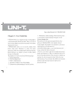 Preview for 12 page of UNI-T utd2000 Operating Manual